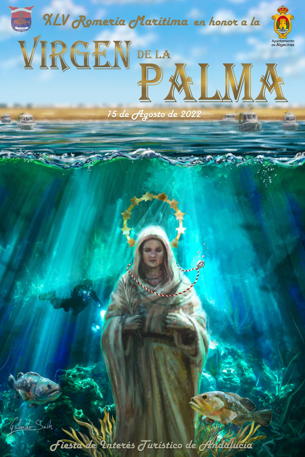 Romería Marítima en honor de la Virgen de la Palma  